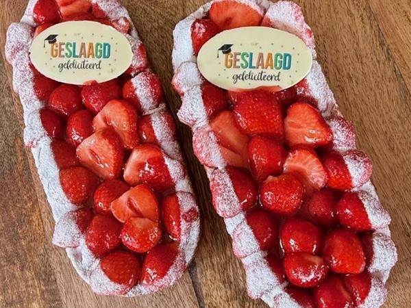 Aardbeienbootje Geslaagd